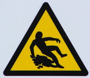 slip & fall signage